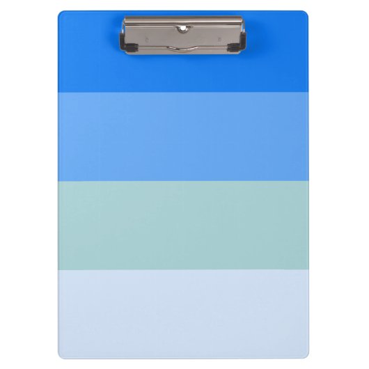 Blaue Streifen Klemmbrett (Vorderseite)