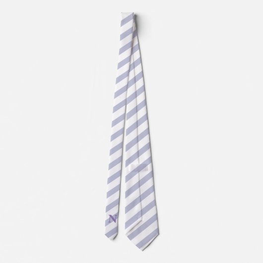 Blaue Streifen Krawatte (Rückseite)