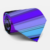 Blaue Streifen-Krawatte Krawatte (Gerollt)