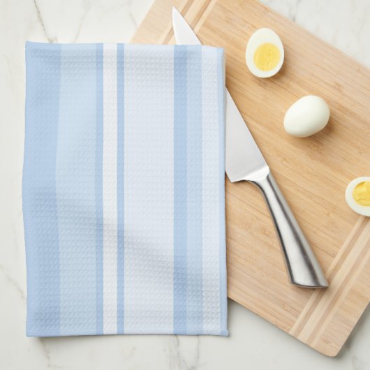 Blaue Streifen Küchentuch (Viertel Falte)
