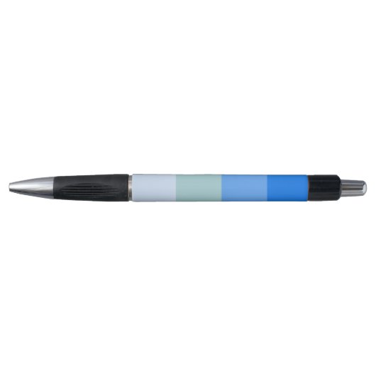 Blaue Streifen Kugelschreiber (Vorderseite)
