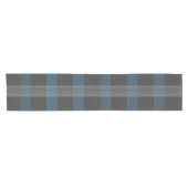 Blaue Streifen Kurzer Tischläufer (Horizontal)