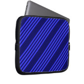 Blaue Streifen Laptopschutzhülle (Vorne Rechts)