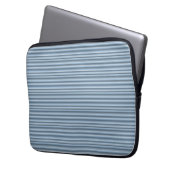 Blaue Streifen Laptopschutzhülle (Vorderseite Links)