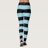 Blaue Streifen Leggings (Rückseite)