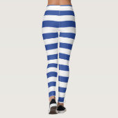 Blaue Streifen Leggings (Rückseite)