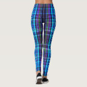 Blaue Streifen Leggings (Rückseite)