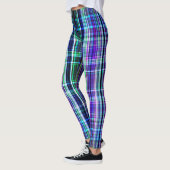 Blaue Streifen Leggings (Links)