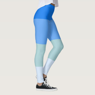 Blaue Streifen Leggings