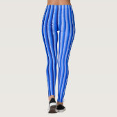 Blaue Streifen Leggings (Rückseite)