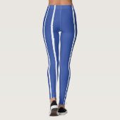 Blaue Streifen Leggings (Rückseite)