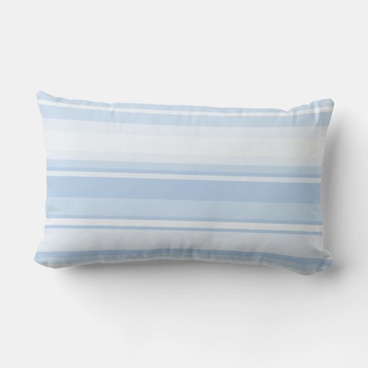 Blaue Streifen Lendenkissen (Rückseite)