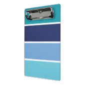 Blaue Streifen Mini Klemmbrett (Gewinkelt2)