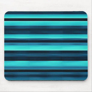 Blaue Streifen Minimale Schreibtisch-Mausunterlage Mousepad