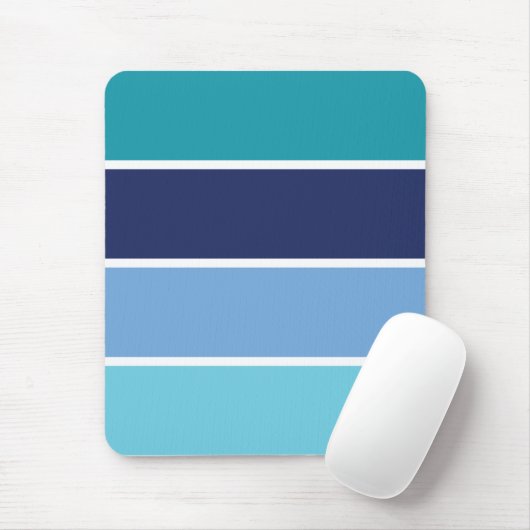 Blaue Streifen Mousepad (Mit Mouse)