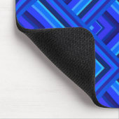 Blaue Streifen Mousepad (Ecke)