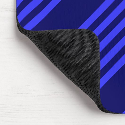 Blaue Streifen Mousepad (Ecke)