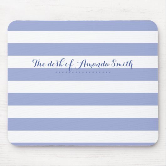 Blaue Streifen Mousepad (Vorne)