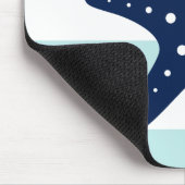 Blaue Streifen Mousepad (Ecke)