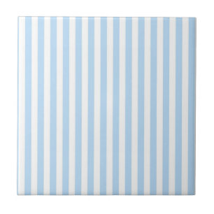 Blaue Streifen Muster Minimal Moderne Sommer Fliese