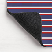 Blaue Streifen Muster Mousepad (Ecke)