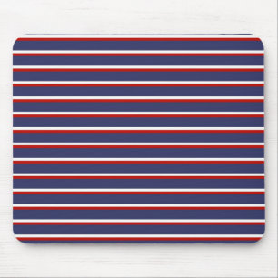 Blaue Streifen Muster Mousepad