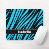 Blaue Streifen Muster Mousepad (Mit Mouse)