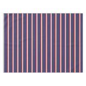 Blaue Streifen Muster Tischdecke (Vorderseite (Horizontal))