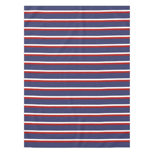 Blaue Streifen Muster Tischdecke (Vorderseite)
