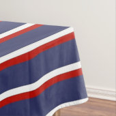 Blaue Streifen Muster Tischdecke (Beispiel)