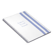 Blaue Streifen Notizblock (Rechte Seite)