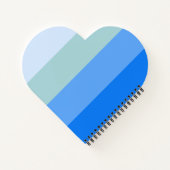 Blaue Streifen Notizblock (Rückseite)
