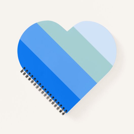 Blaue Streifen Notizblock (Vorderseite)