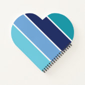 Blaue Streifen Notizblock (Rückseite)