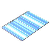 Blaue Streifen Notizblock (Linke Seite)