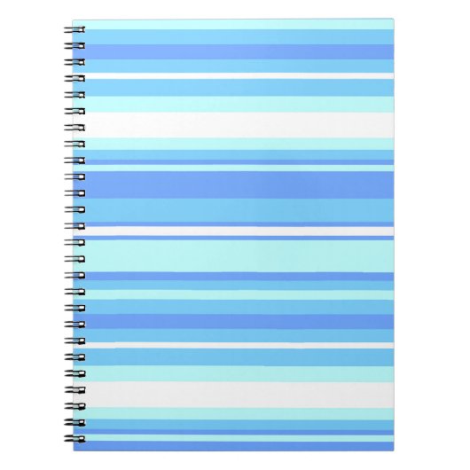 Blaue Streifen Notizblock (Vorderseite)