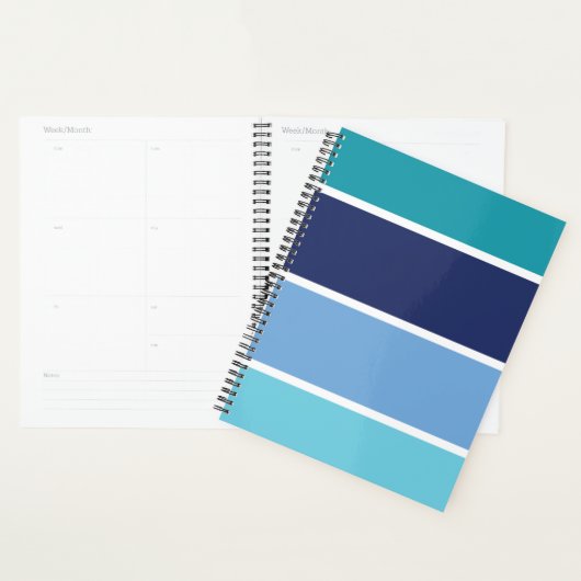 Blaue Streifen Planer (Anzeige)