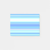 Blaue Streifen Post-it Klebezettel (Vorderseite)