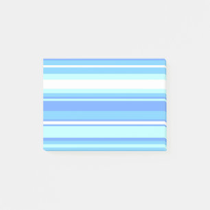 Blaue Streifen Post-it Klebezettel