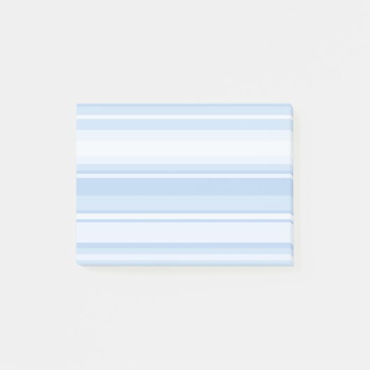 Blaue Streifen Post-it Klebezettel (Vorderseite)