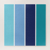 Blaue Streifen Puzzle (Horizontal)