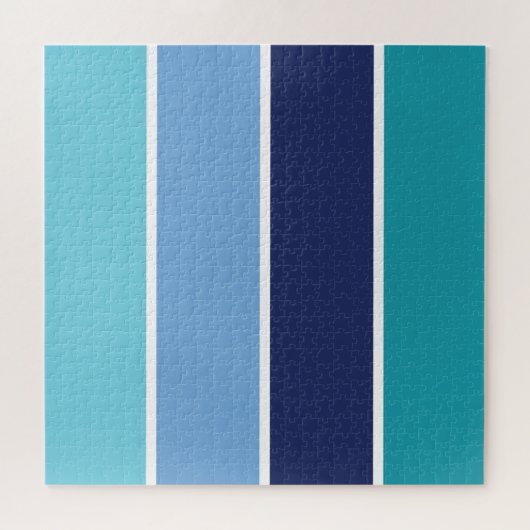 Blaue Streifen Puzzle (Horizontal)
