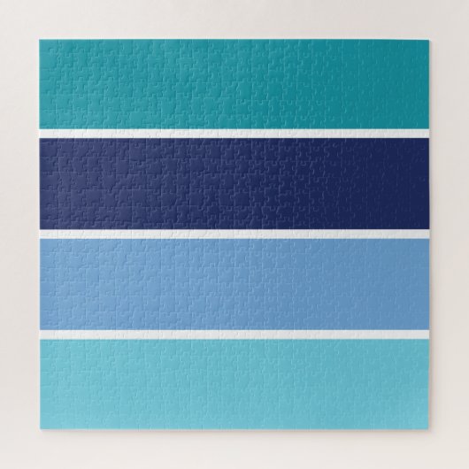 Blaue Streifen Puzzle (Vertikal)