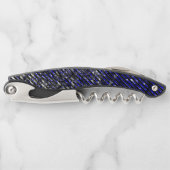 Blaue Streifen schälen Ihre Farben Kellnermesser (Vorderseite)