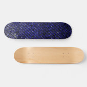 Blaue Streifen schälen Ihre Farben Skateboard (Horizontal)