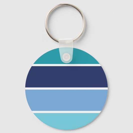 Blaue Streifen Schlüsselanhänger (Vorderseite)