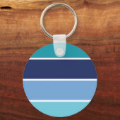 Blaue Streifen Schlüsselanhänger (Vorderseite)