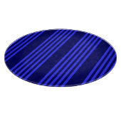 Blaue Streifen Schneidebrett (Ecke)