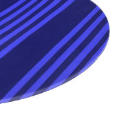 Blaue Streifen Schneidebrett (Ecke)
