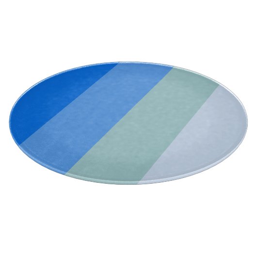 Blaue Streifen Schneidebrett (Ecke)